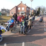 de boodschappen zijn binnen dus weer terug naar de blokhut